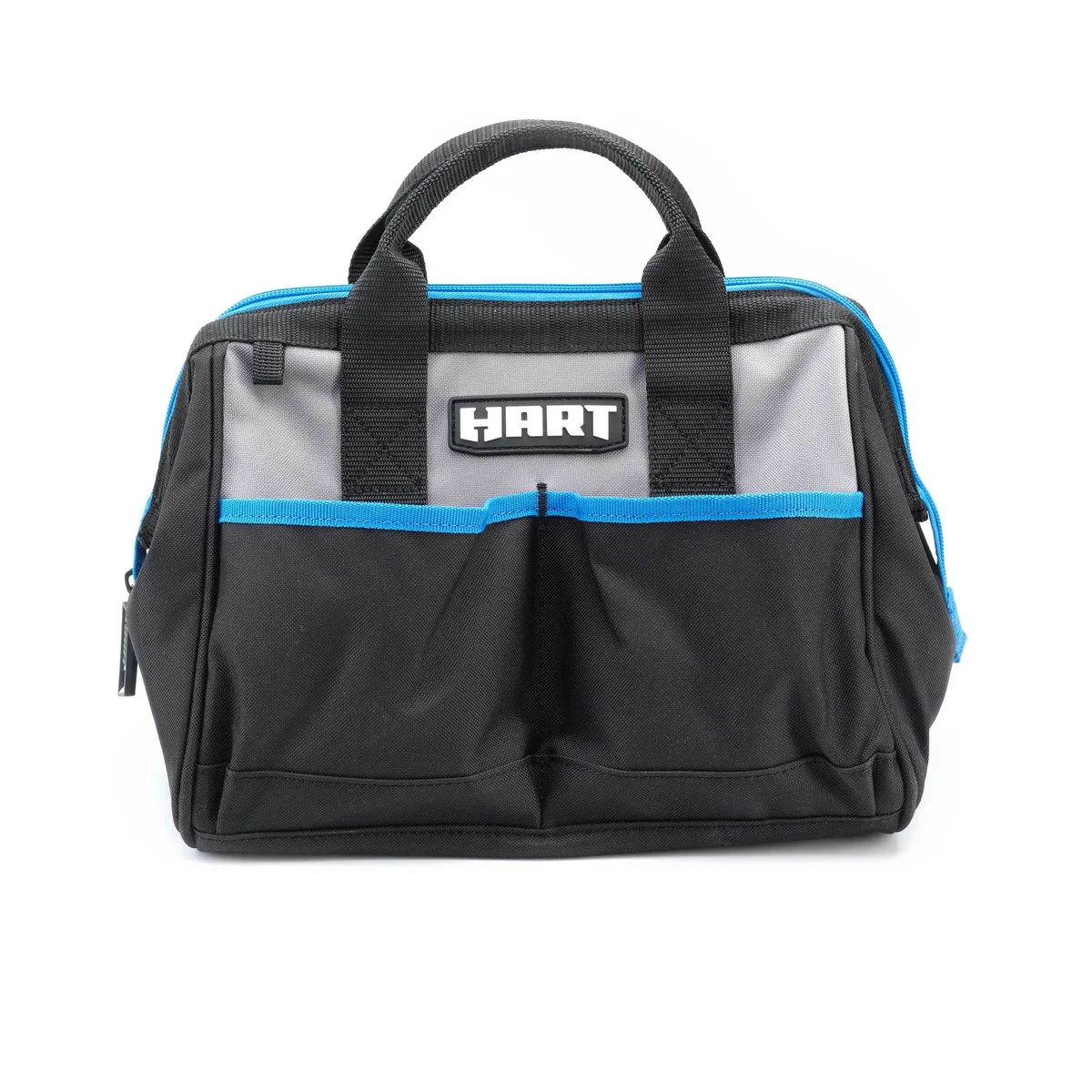 HART 12-inch 600-Denier Tool Bag, with Full Length Zipper and Double Strap Carry Handles 5974