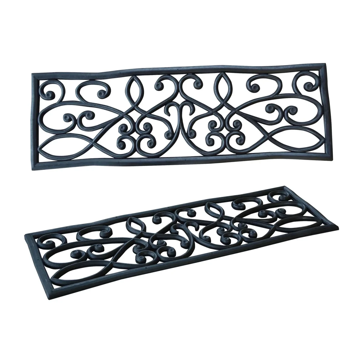 AmeriHome Rubber Scrollwork Stair Tread 4 Pack 4672