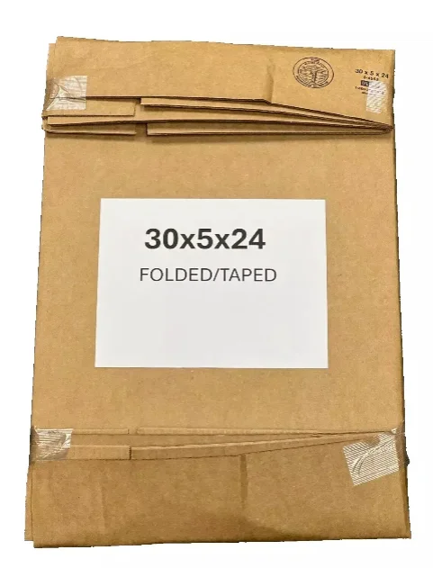 Uline 30x5x24 (200 lb strength) | SINGLE BOX | SIDE LOADING 7654