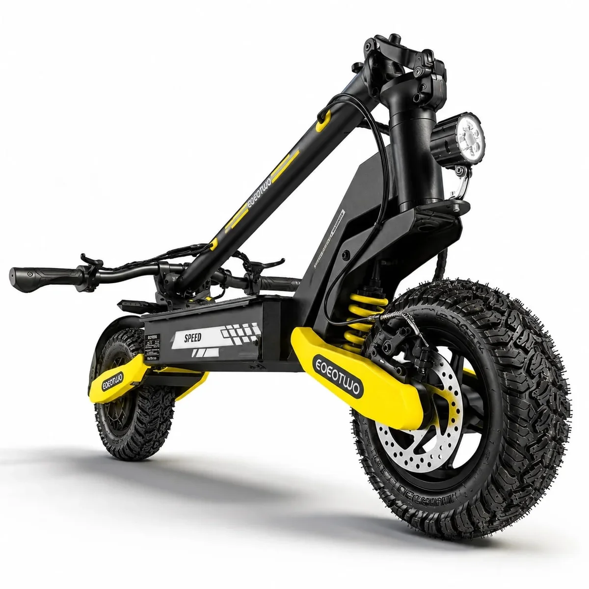 EOEOTWO GT06 Electric Scooter for Adults, 30 MPH Fast E-Scooter with 1200W Motor, 25 Miles Range, 11" Off-Road Tubeless Tires & Dual Suspension,  3815