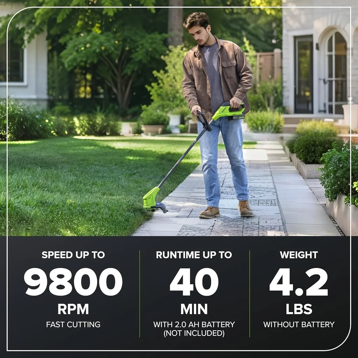 Greenworks 24V 10" BR String Trimmer TO 7492