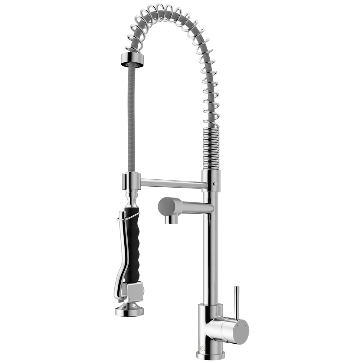VIGO Zurich Single Handle Pull-Down Sprayer Kitchen Faucet in Chrome 1308