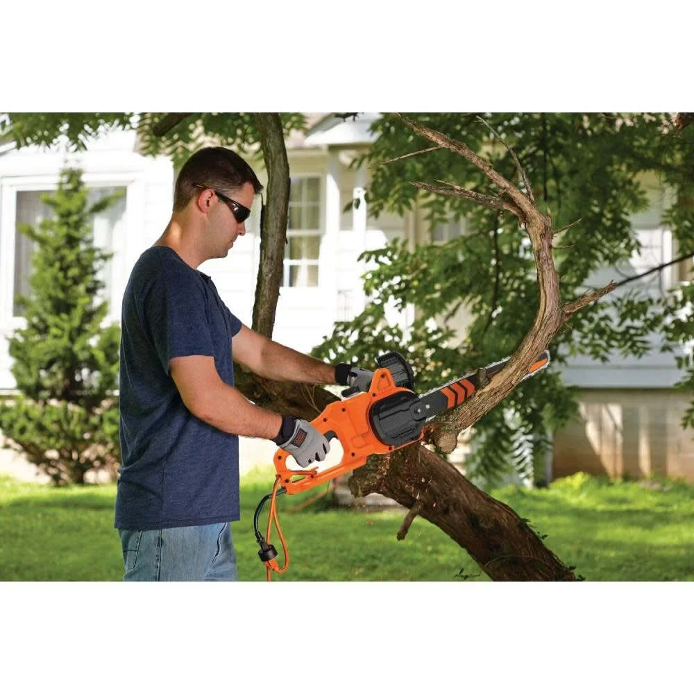 BLACK+DECKER Black & Decker BECS600 8 Amp 14 in. Electric Corded Chainsaw 7547