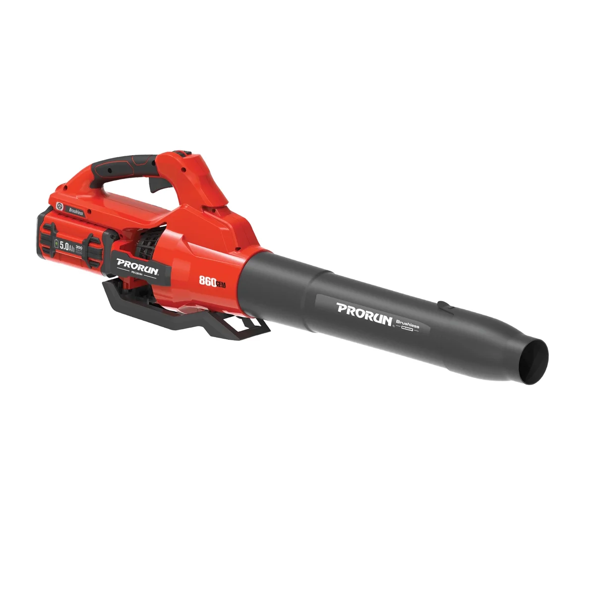 PRORUN 60V 810 CFM 190 MPH Cordless Handheld Leaf Blower with 5.0 Ah Battery and Charger 8848