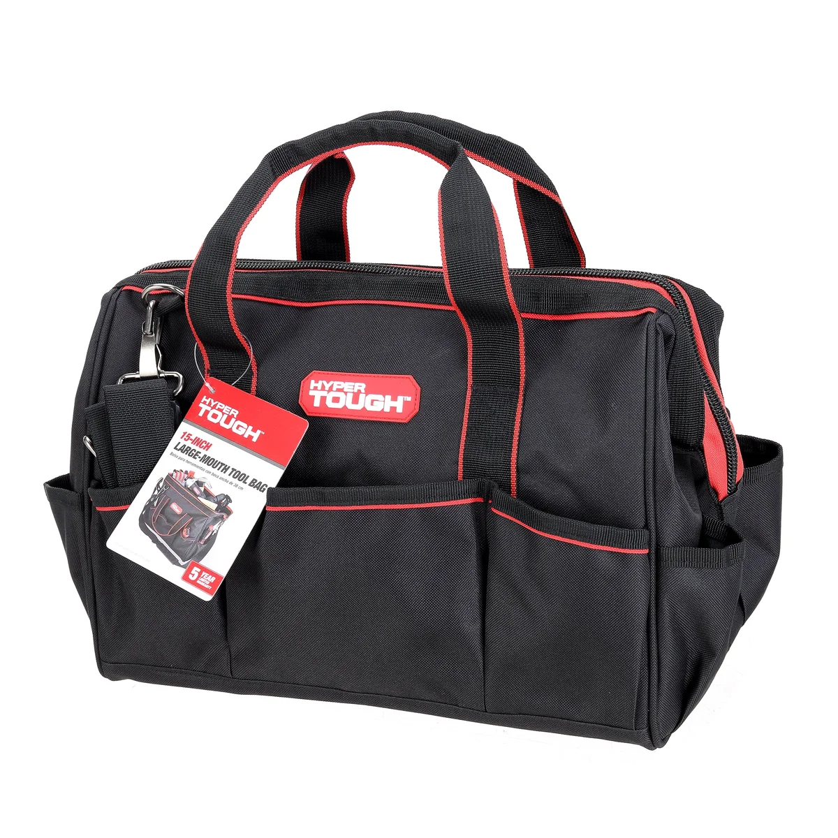 Hyper Tough Hyper  Tough 15" Large Mouth Tool Bag 5311