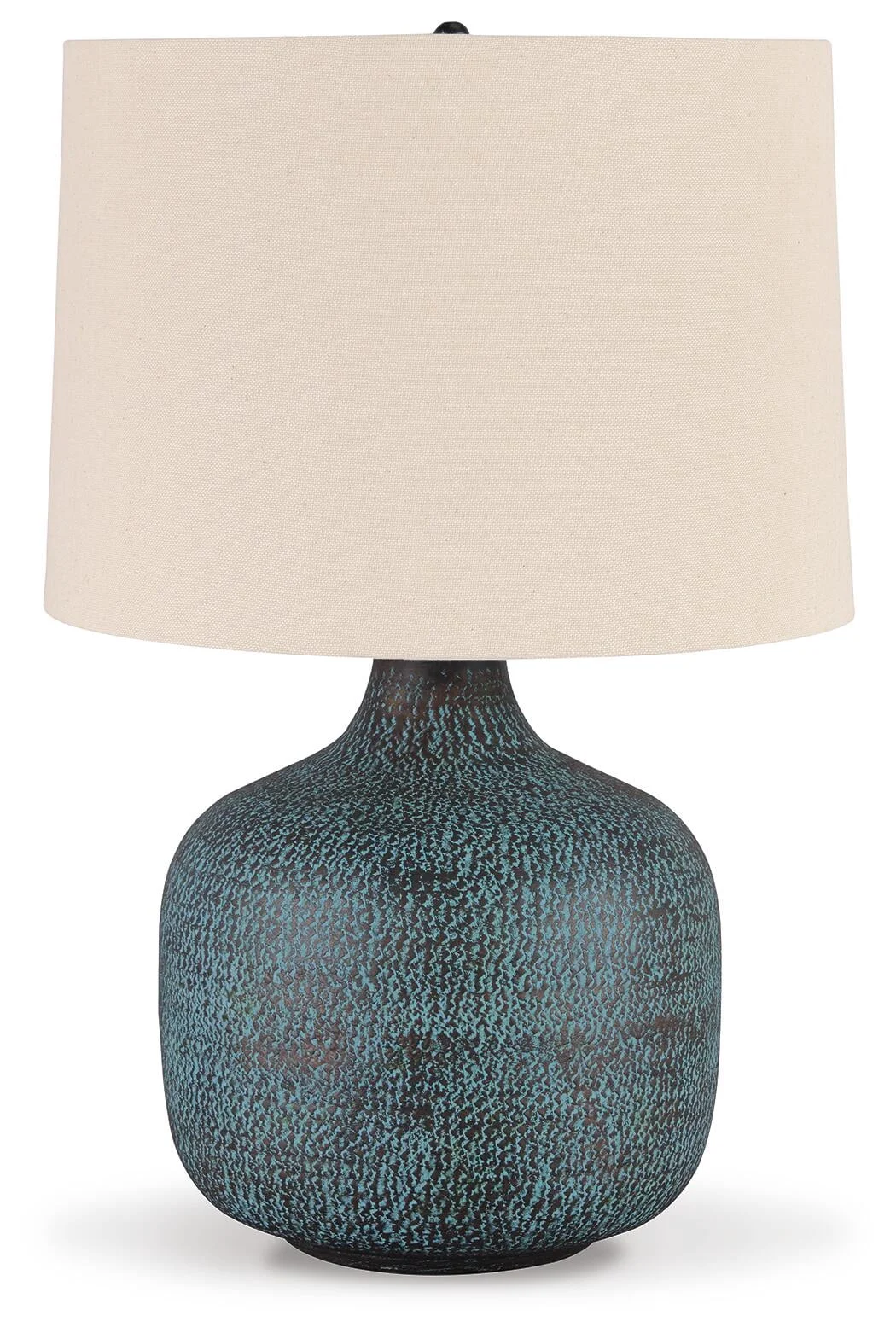 Signature Design by Ashley Casual Malthace Table Lamp  Patina 3836