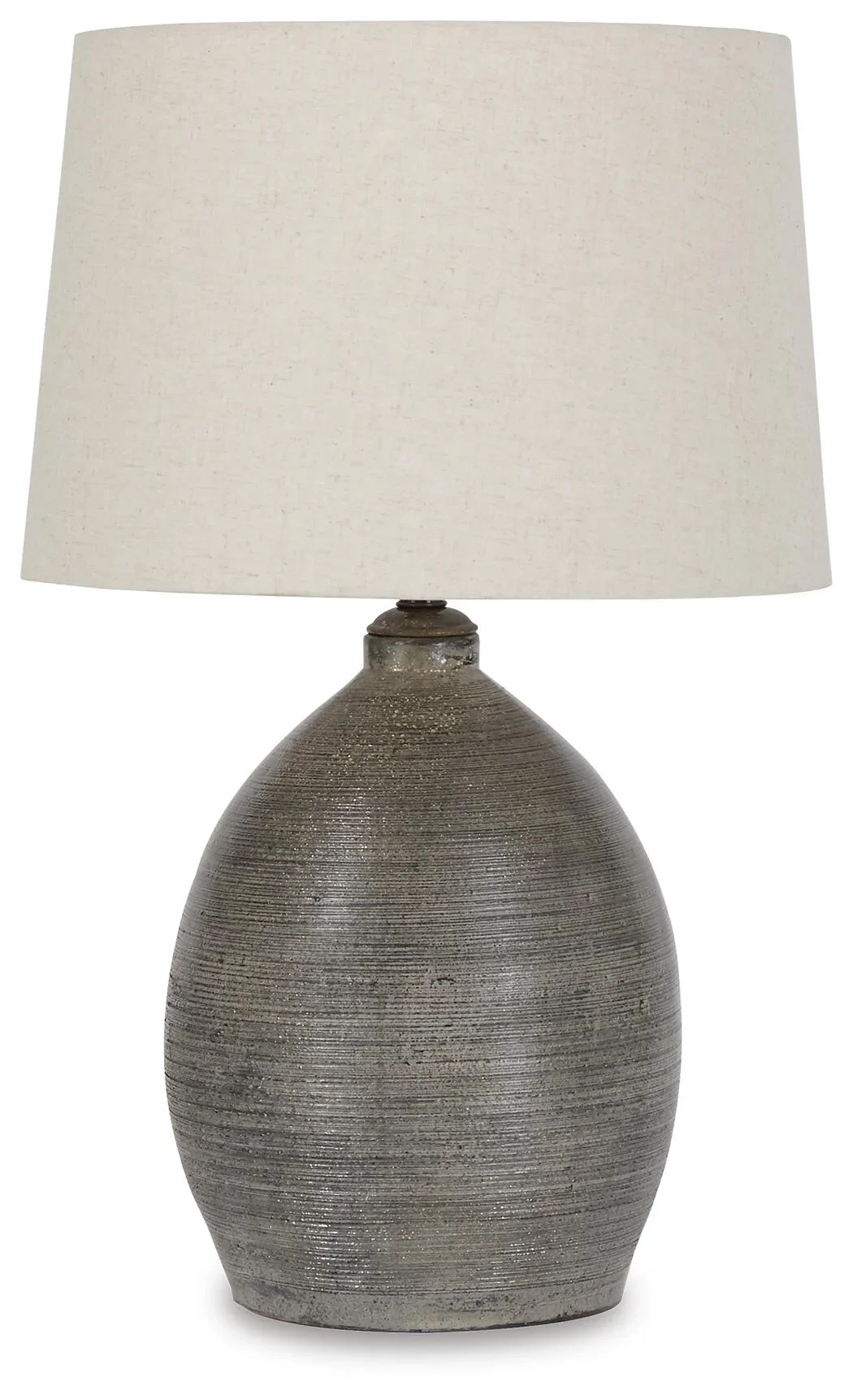 Signature Design by Ashley Casual Joyelle Table Lamp  Gray 8739