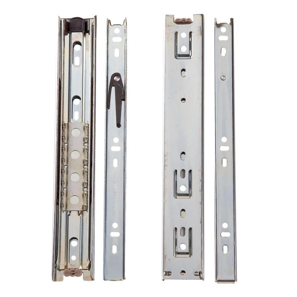 RV Designer D422 Full Extension 45MM Ball RV Drawer 22" Bearing Slide - 1 Pair 1834
