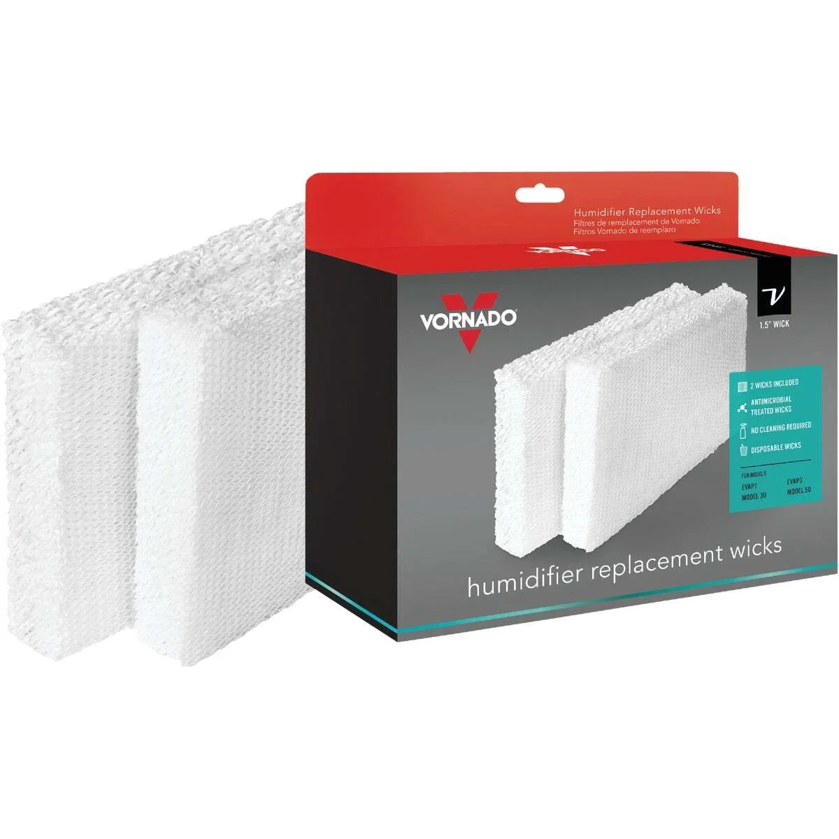 Vornado Replacement Evaporative Humidifier Wick Filter (2-Pack) MD1-0002 7251