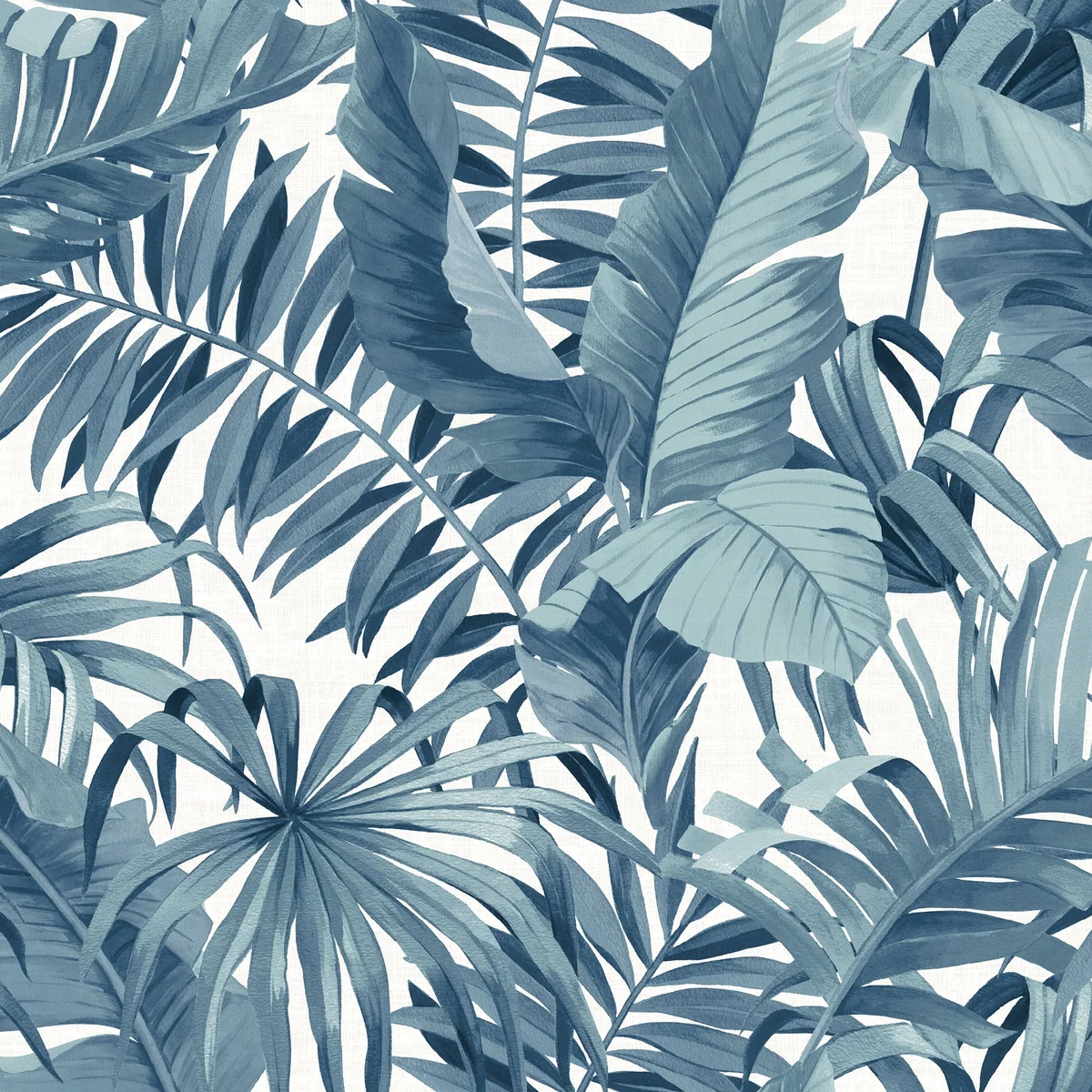 NuWallpaper Blue Maui Vinyl Peel And Stick Wallpaper, 216-in by 20.5-in, 30.75 sq. ft. 6207