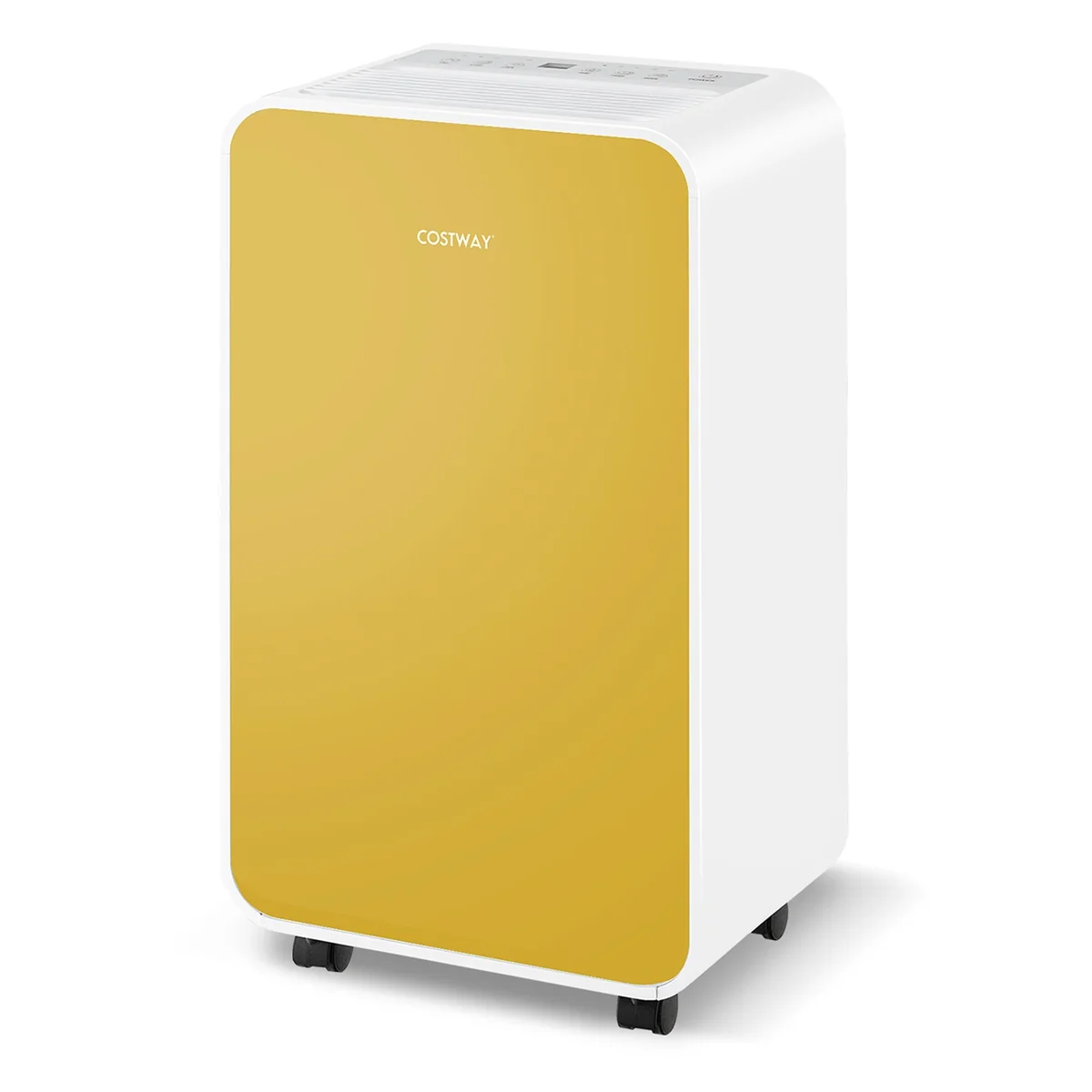Costway 32 pt 2500 sq ft Dehumidifier in Yellow - Portable 7268