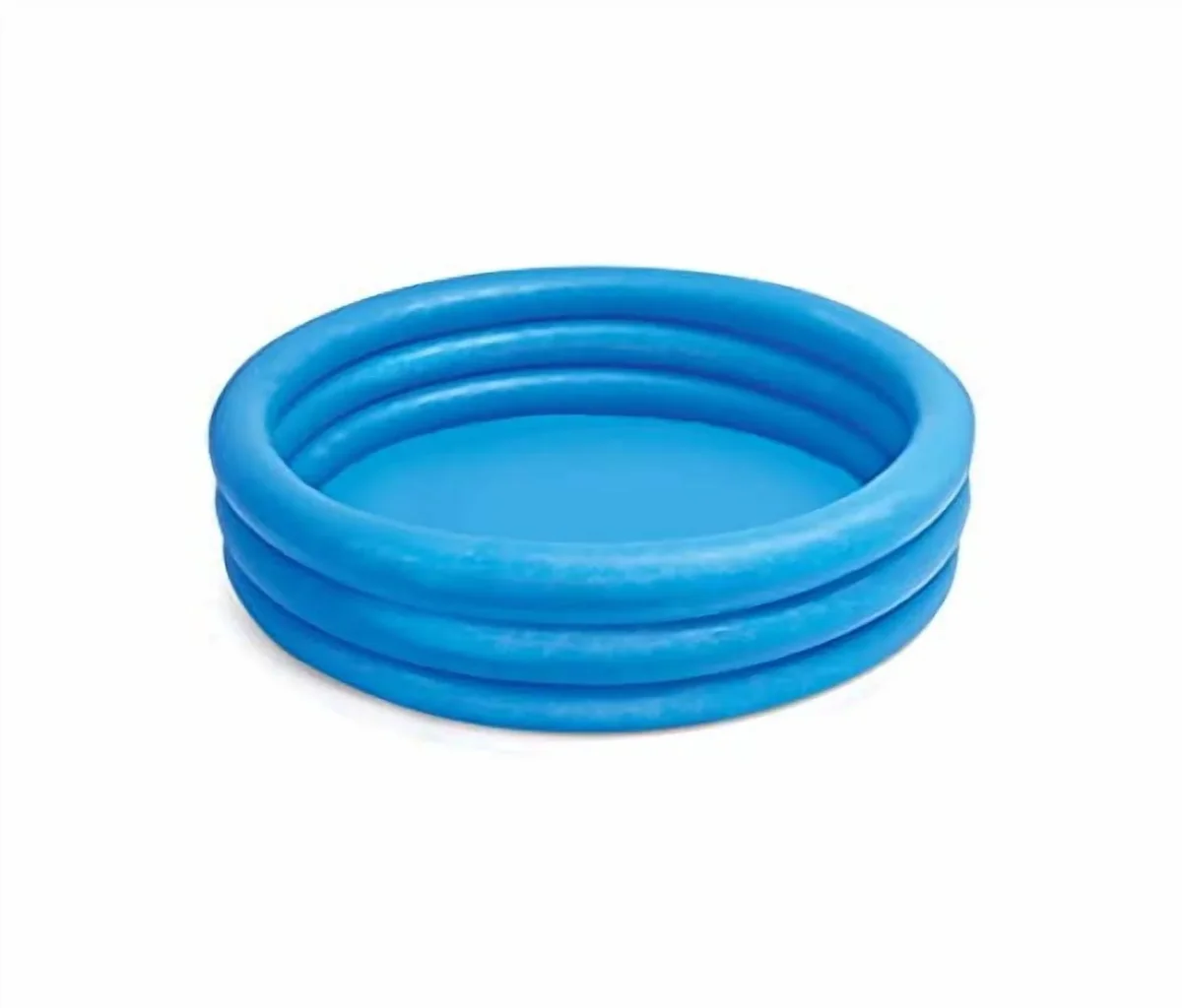 Intex FBA_58446EP Crystal Blue Kids Outdoor Inflatable 66" x 15"Swimming Pool, Blue, 8" 4105