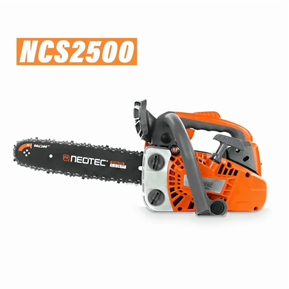 Neotec 25.4cc Gas Top Handle Chainsaw with 12'' Guide Bar and Chain 2-Stroke Engine Cut Tree Wood 7924