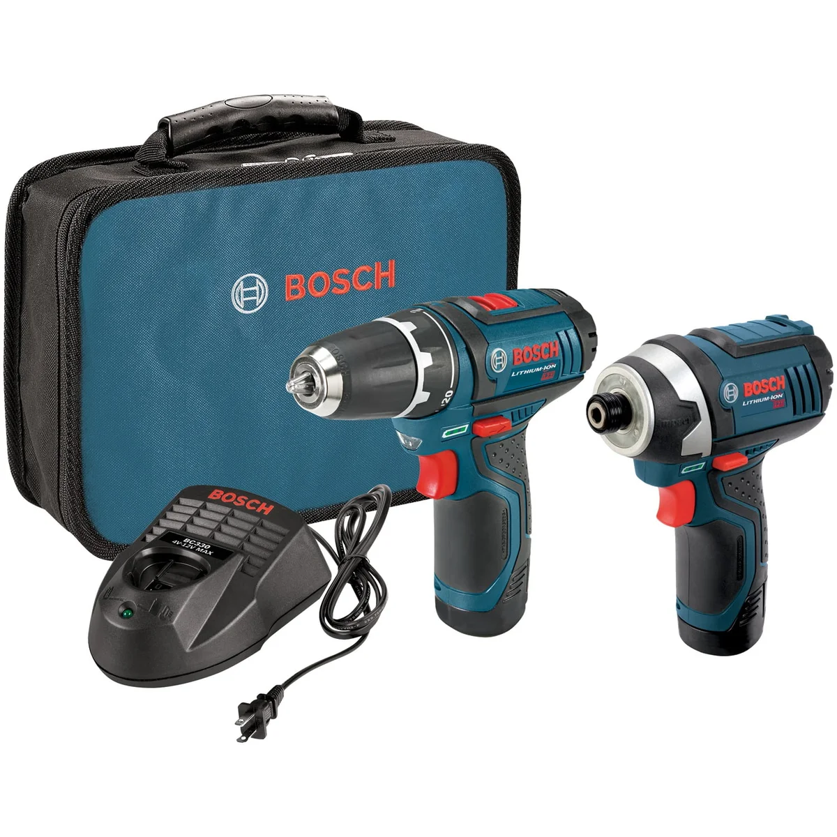 Bosch CLPK22-120 12-Volt Max 2-Tool Li-Ion Cordless Combo Kit 5278