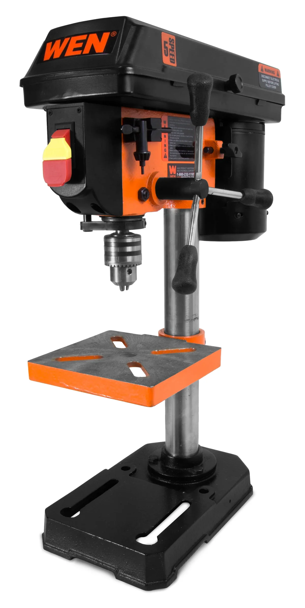 WEN 2.3-Amp 8-Inch 5-Speed Cast Iron Benchtop Drill Press 0141