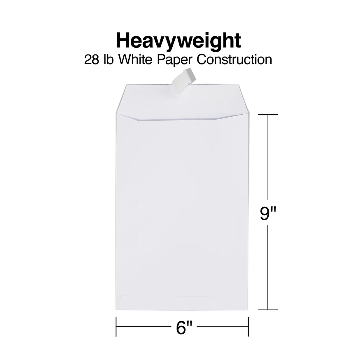 Staples EasyClose Catalog Envelopes 6' x 9" White Wove 100/Box (20139) 892099N 4113