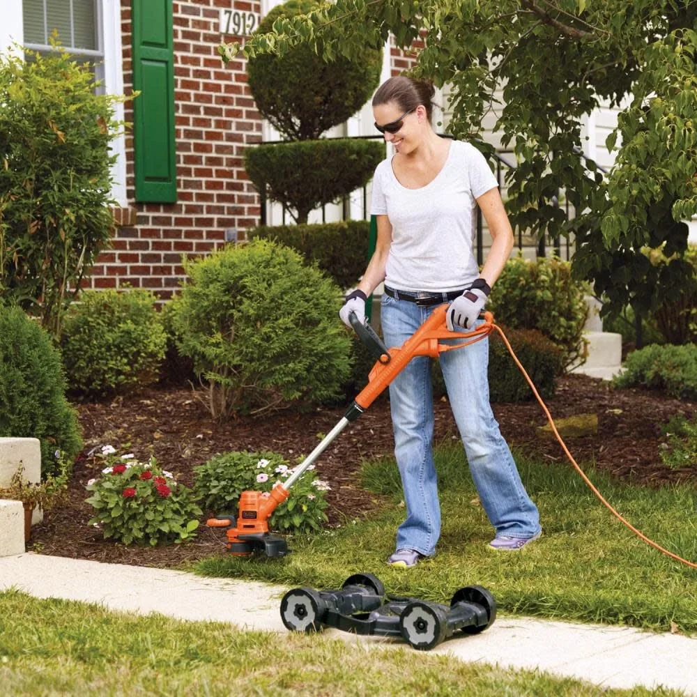 BLACK+DECKER 3-in-1 12-inch Corded Electric String Trimmer, Edger & Lawn Mower, 6.5-Amp (MTE912) 5487