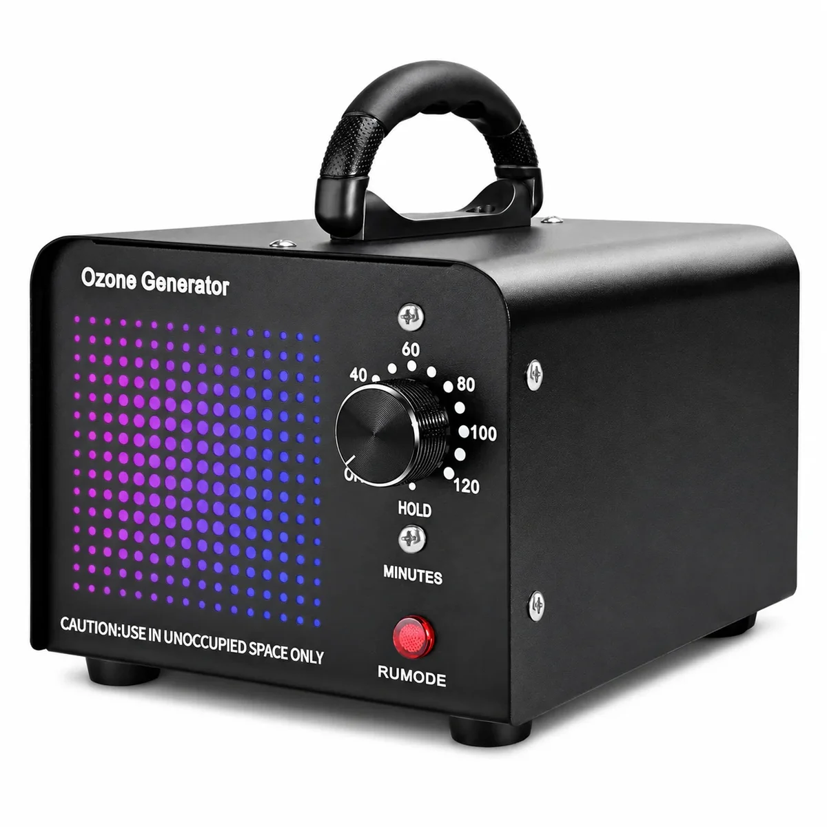Rirool Ozone Generator 15000mg/h Ozone Machine for Home, Car, Smoke, Pet, Offices, Hotels - Black 9527