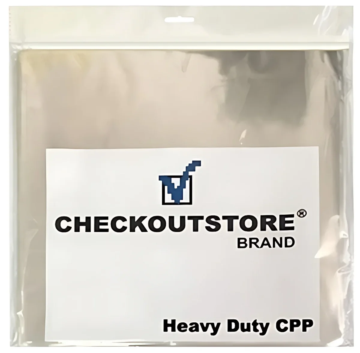 CheckOutStore 5000 CheckOutStore Clear Plastic CPP for 12" LP Vinyl 33 RPM Record ONLY (INNER Sleeves) 8201