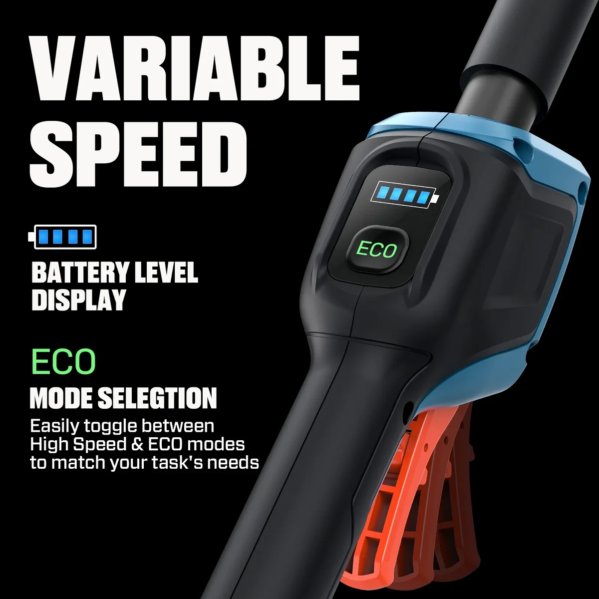 SENIX 60V 16" Brushless Weed  Eaters, 7.5lb Variable Speed String Trimmer +  3Ah Battery & 3A Charger, GTX6-M 4965