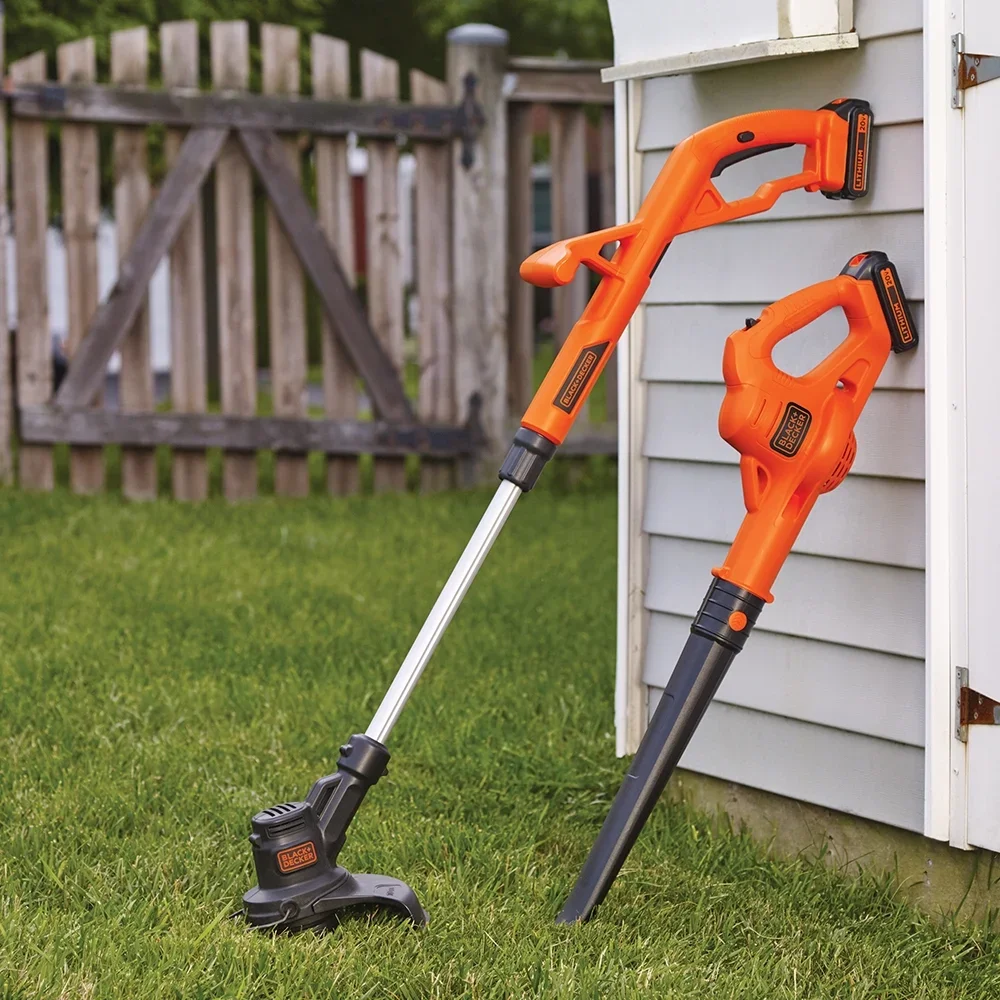 Everdaily Essentials LCC222 MAX* Lithium 10" String Trimmer & Hard Surface Sweeper + 2 Battery Combo Kit 3531