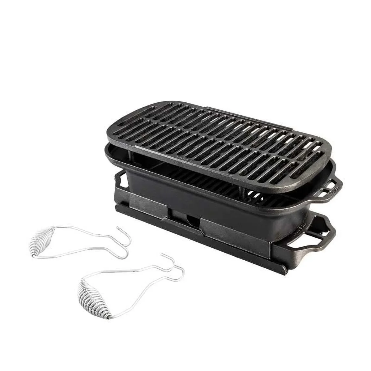 Lodge Cast Iron Seasoned Sportsman's Pro Charcoal Grill 1523