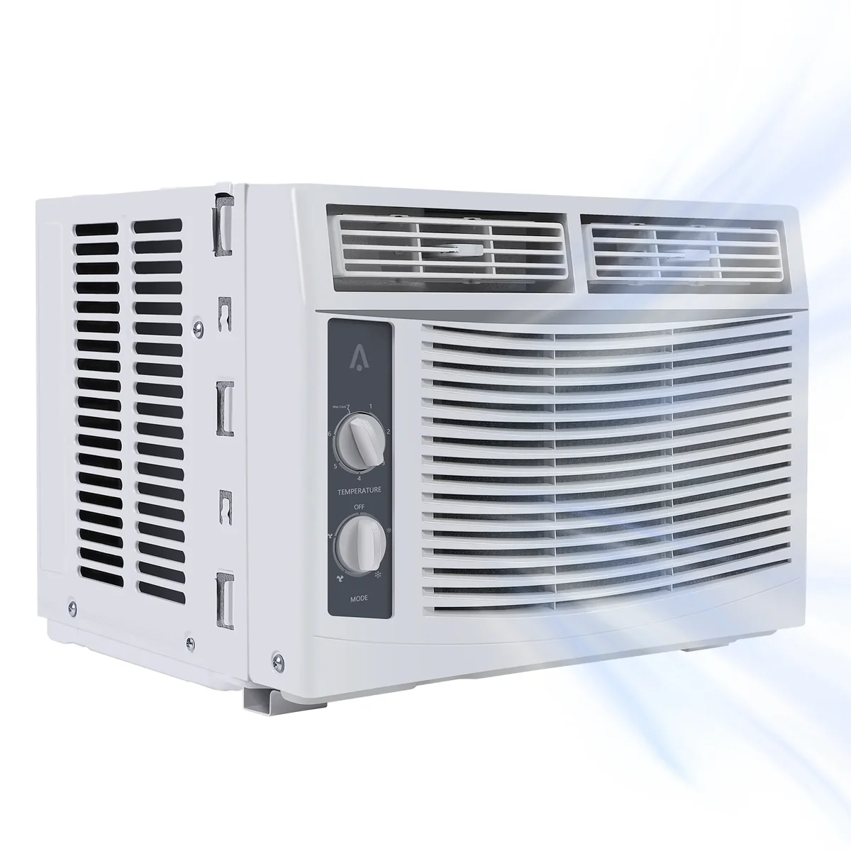 Everdaily Essentials 5000 BTU Window Air Conditioner,Fast Cooling for Rooms up to 150 Sq. ft,Window Ac Unit with 7 Level Temperature Setting,White Ref. 5487