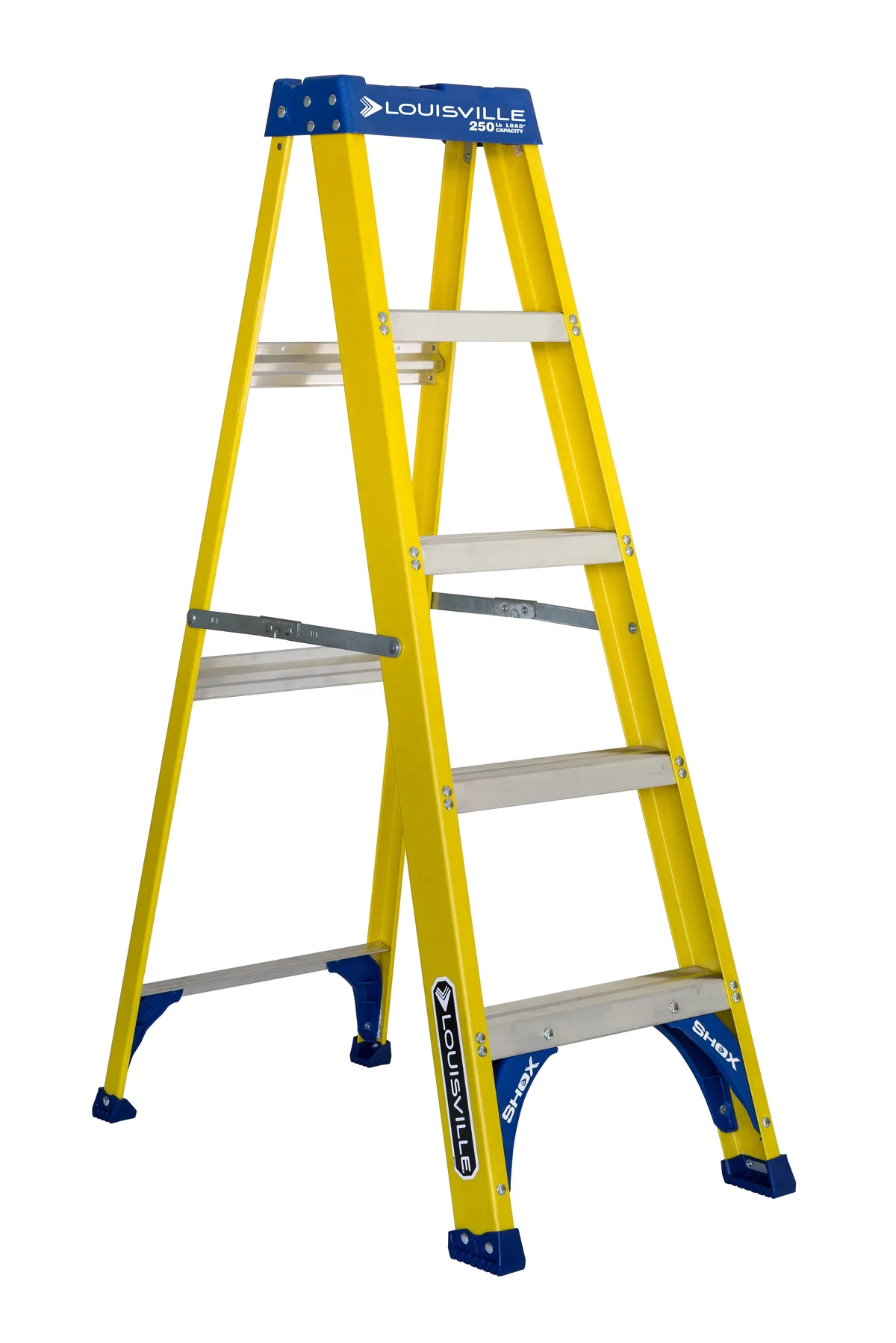 Everdaily Essentials 5-Foot Fiberglass Step Ladder, 250-Pound Load Capacity, Type I, FS2005 9073
