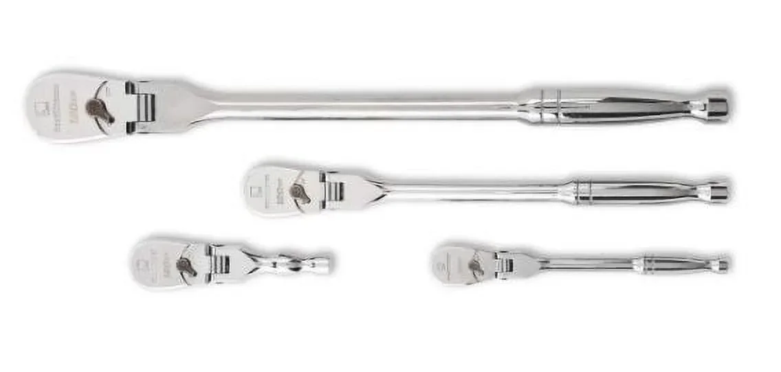GearWrench 81230P 120XP Full Polish Flex Teardrop Ratchet Set, 4-Piece 7529