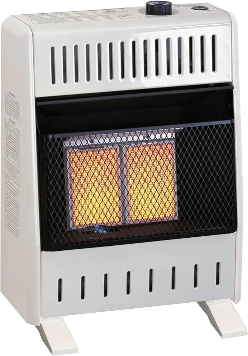 Everdaily Essentials Liquid Propane Ventless Infrared Plaque Heater With Base Feet - 10,000 BTU, T-Stat Control - Model# ML100TPA-B Ref. 5347