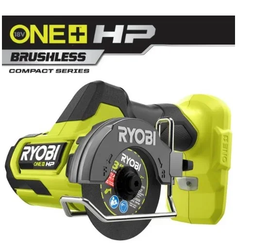 Ryobi PSBCS02 ONE+ HP 18V Brushless Cordless Compact Light Weight Cut-Off Tool (Tool Only, Battery Not Included) 6931