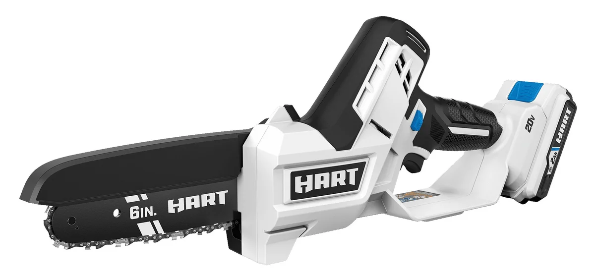 HART Open Box HART 20 Volt 6-inch Battery-Powered Pruning Chainsaw Kit, (1) 2.0Ah Lithium-Ion Battery 8458