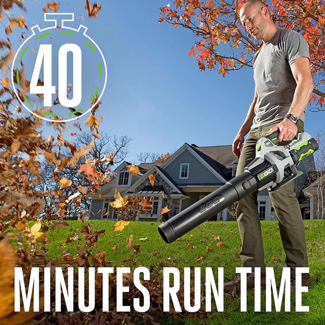 EGO POWER+ 56V 15" String Trimmer & 530CFM Blower Combo Kit W/ 2.5Ah Battery & Charger 5625