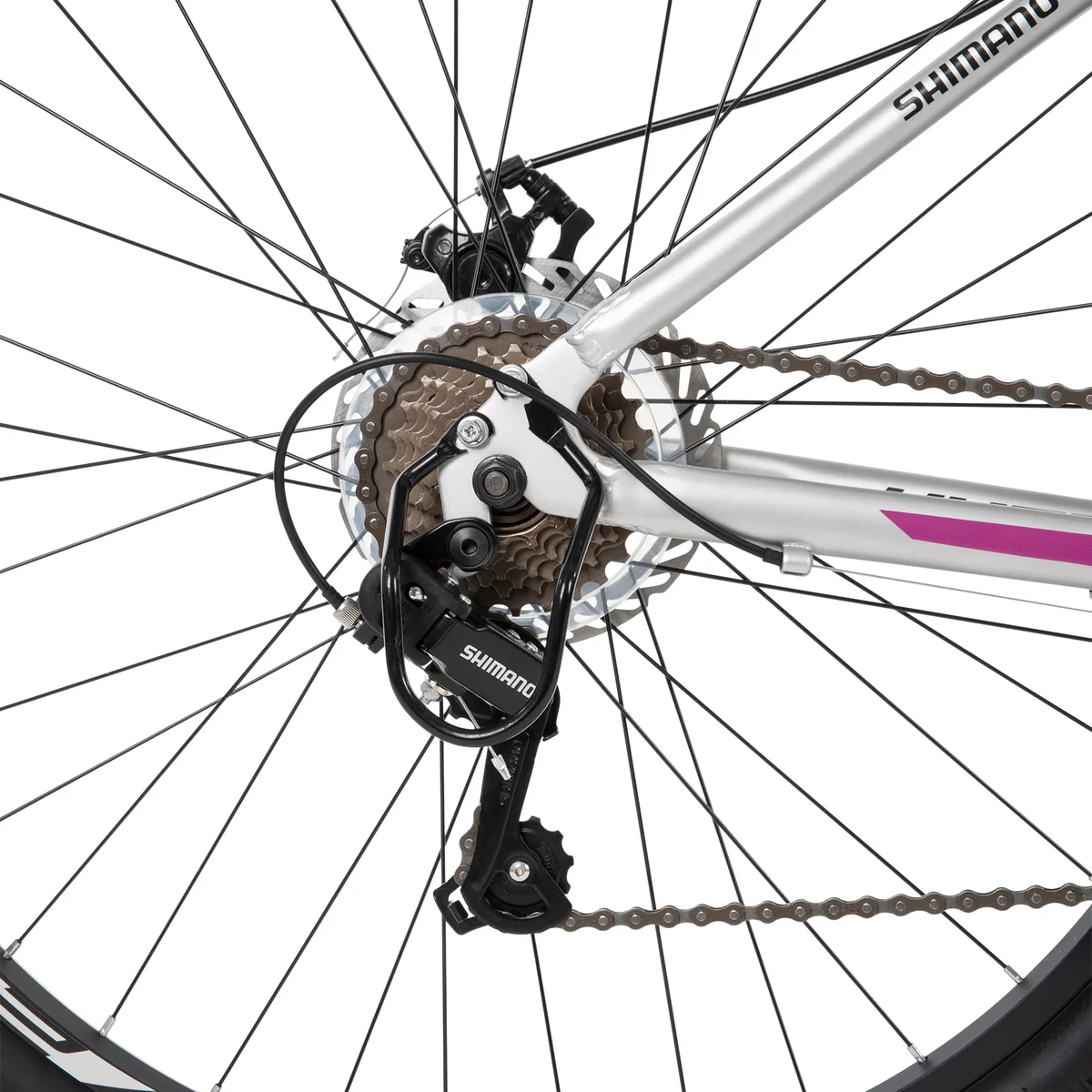 Huffy 27.5" Huffy Rangeline Women’s Mountain Bikes, Silver 6980