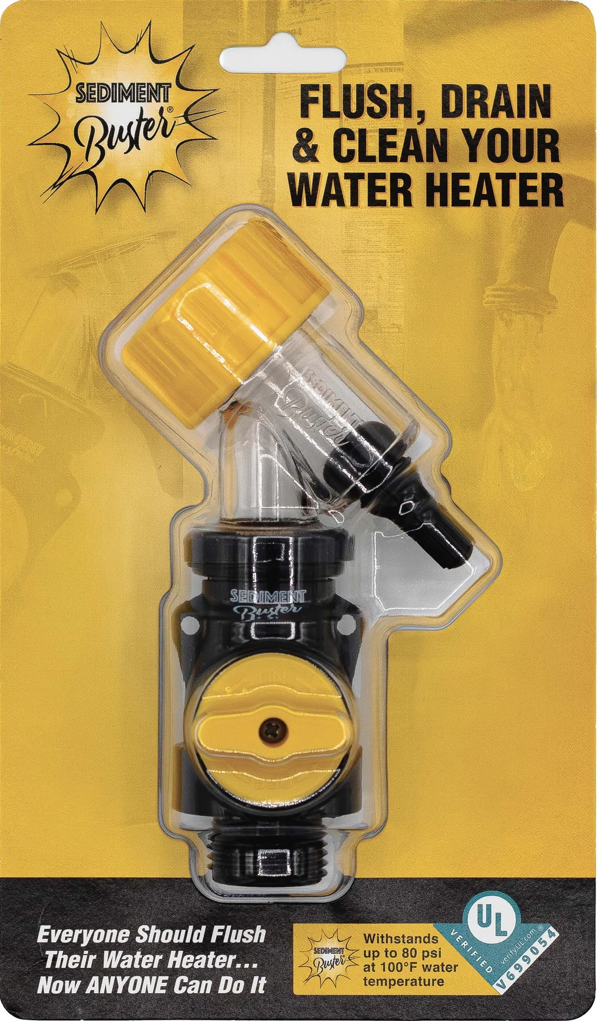 Sediment Buster - UL Verified V699054 Water Heater Flushing Tool 2186