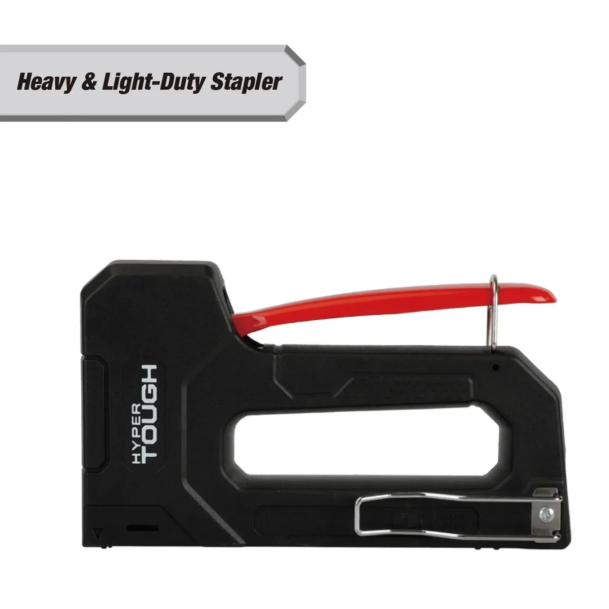 Hyper Tough Staple Gun for Heavy & Light Duty Staples 8821