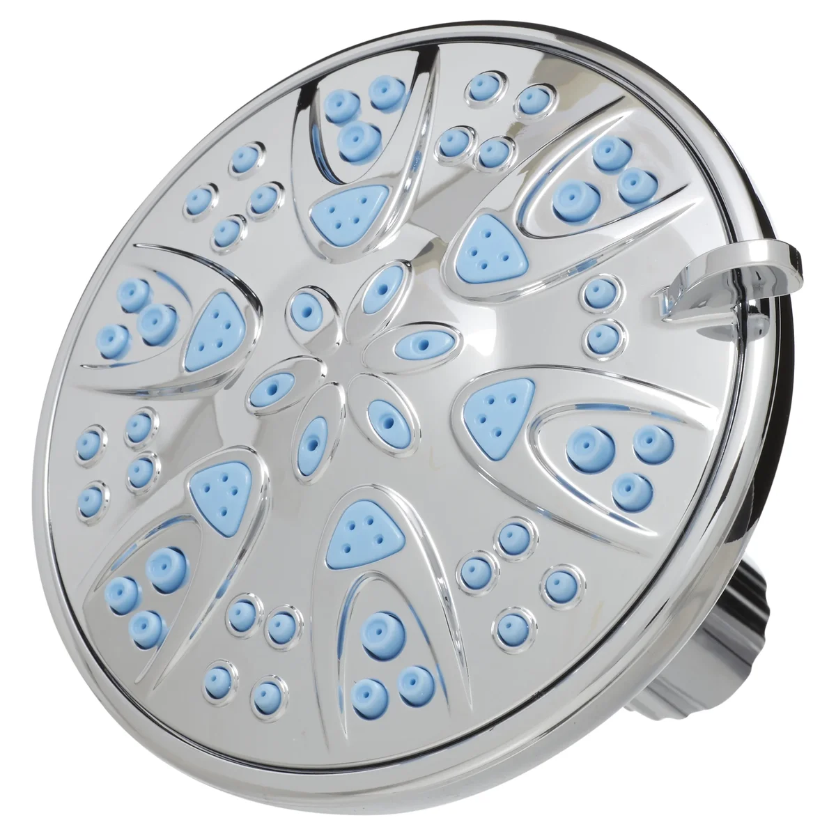 AquaDance Microban Antimicrobial/Anti-Clog High-Pressure 6-setting Shower Head, Chrome 9533