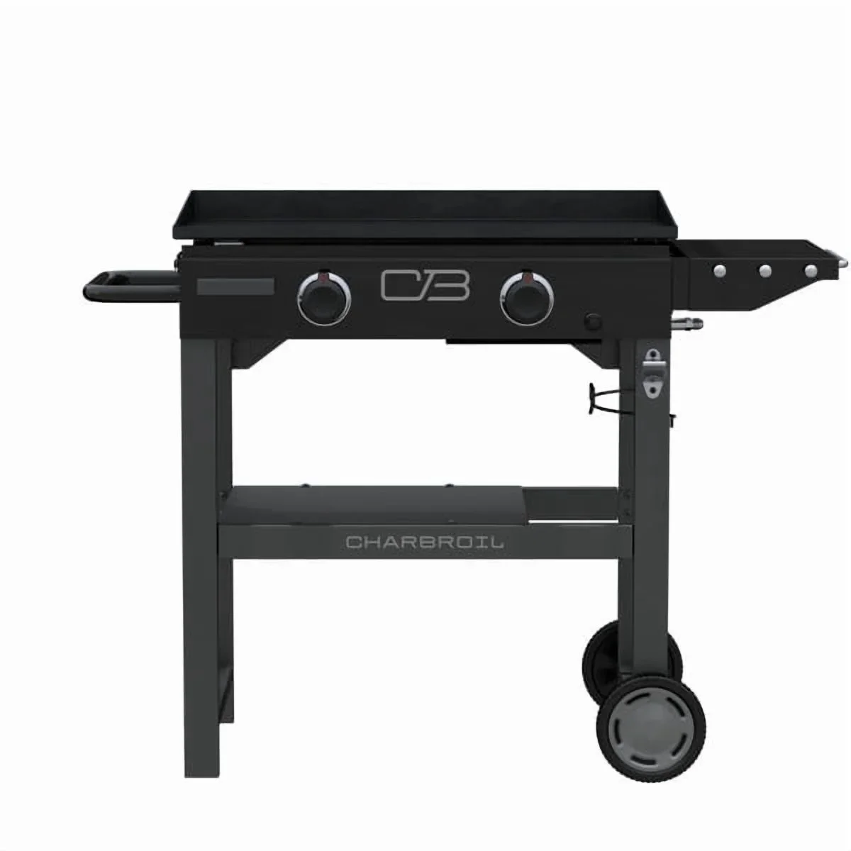 Charbroil ® 28" Performance Series™ Propane Gas Griddle with Cart 2 Burner Flat Top Grill, Black 5913