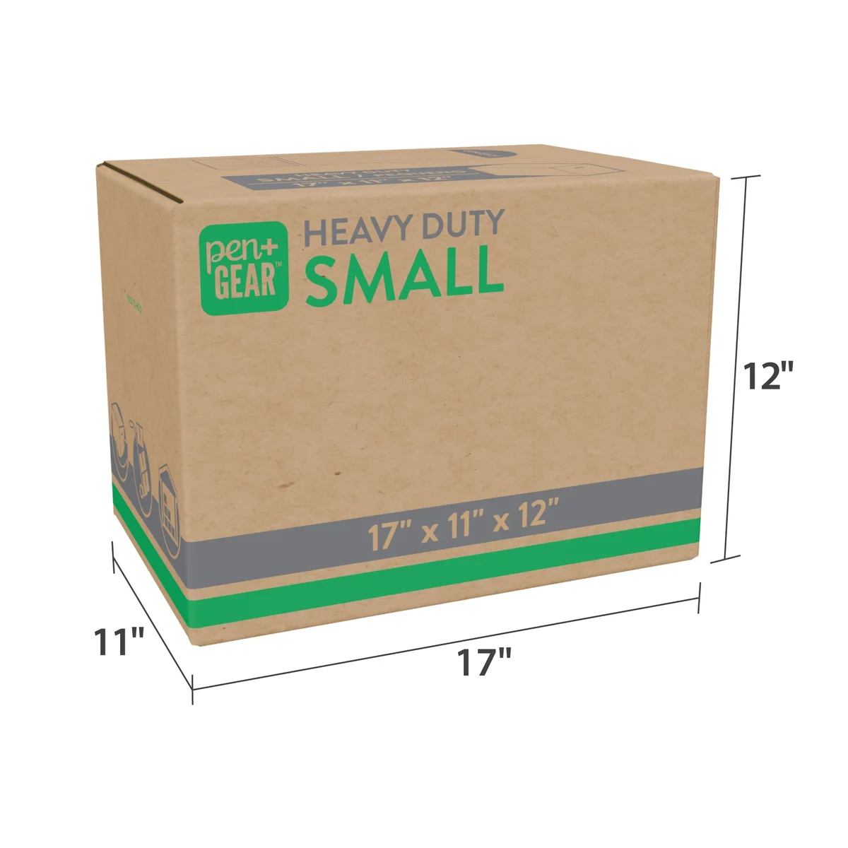 Pen+Gear (10 pack) Pen+Gear Small Heavy Duty Kraft Moving Boxes, 17L x 11W x 12H 0069