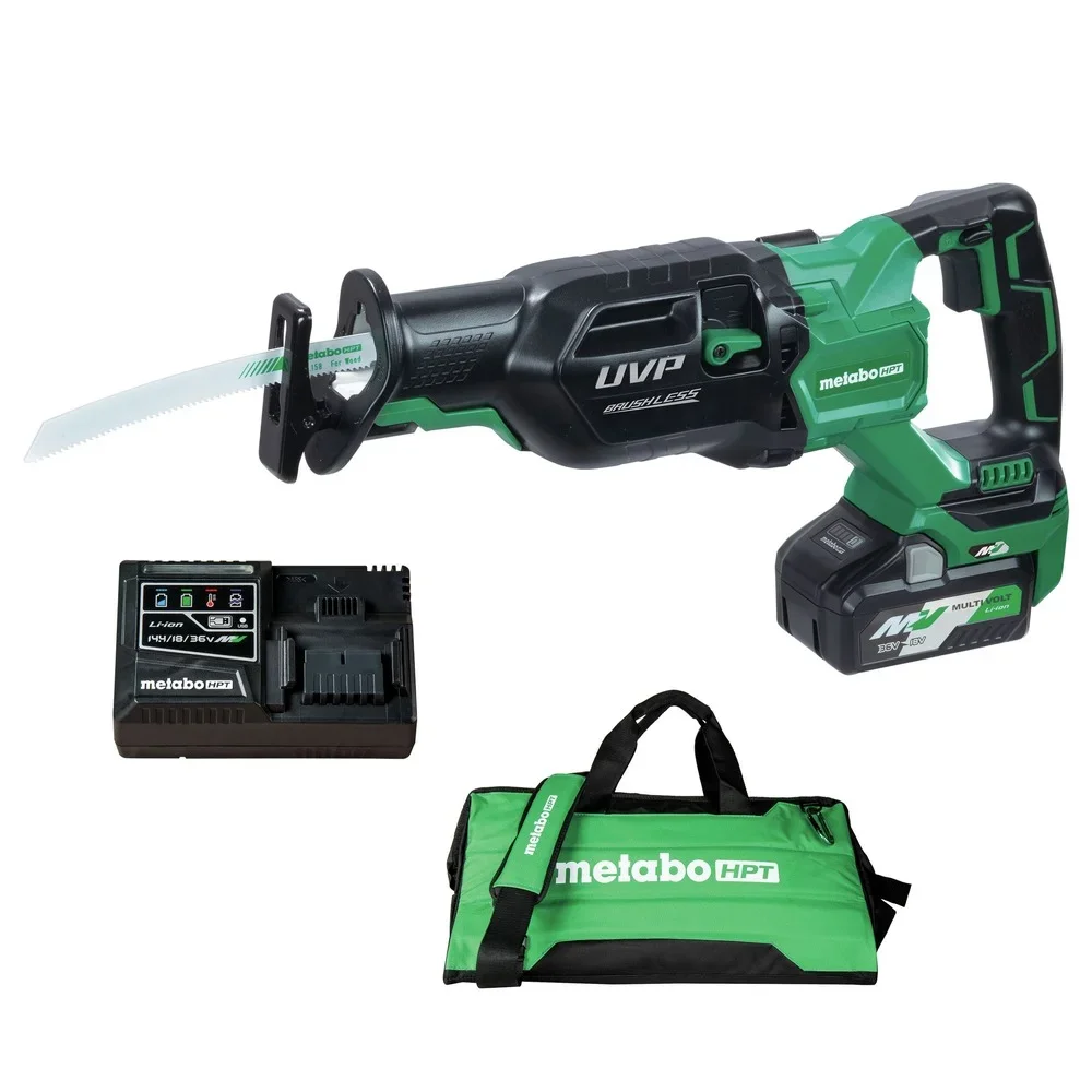Metabo HPT CR36DAM 36V MultiVolt Lithium-Ion Brushless Reciprocating Saw Kit (4 Ah) 2054