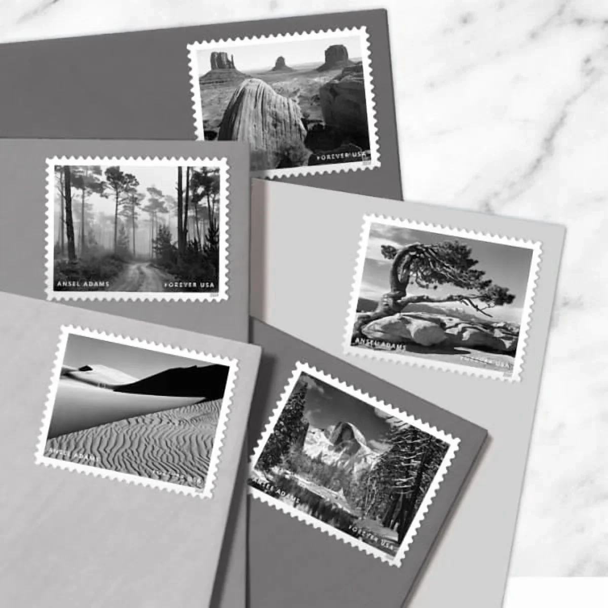 USPS Ansel Adam's Postage Stamps, 16 Stamps 3314