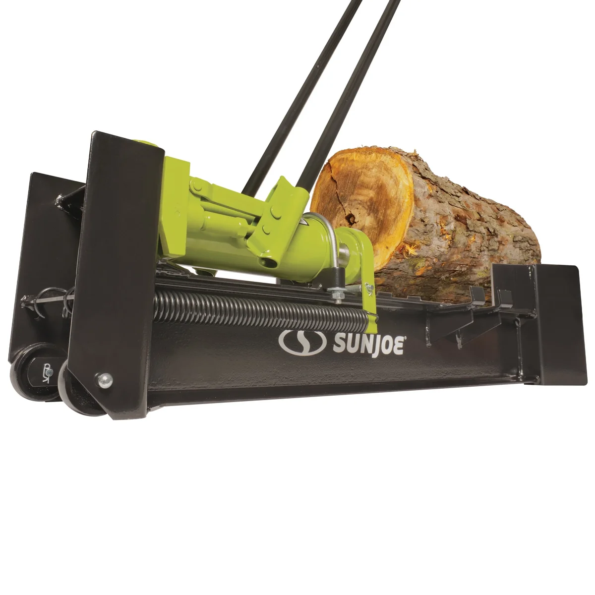 Sun Joe Hydraulic Steel Beam Log Splitter, 10 Ton Capacity Firewood Tool, Green, LJ10M 5367
