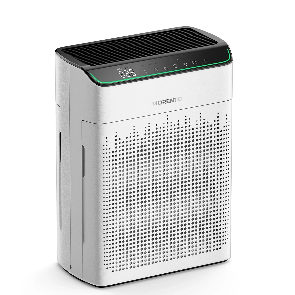 MORENTO Smart Air Purifier for Home Bedroom Large Room Up to 1290 Sqft, Wi-Fi and Alexa compatible, Double-sided HEPA Filter Air Cleaner for Smok 5998