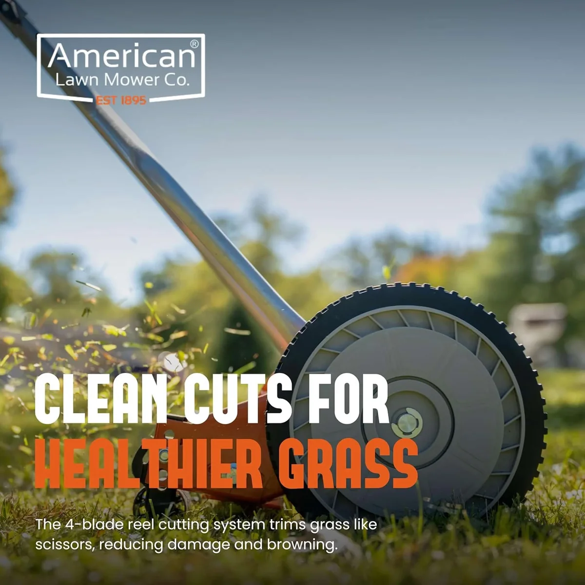 American Lawn Mower 1204-14 14-inch 4-Blade Push Reel Lawn Mower 9227