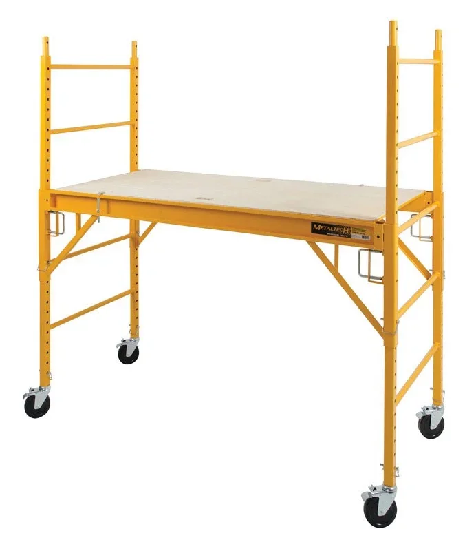 Metaltech Multipurpose 6ft. Baker-Style Scaffold, 1100-Lb. Capacity, Steel, Model# I-CISC 9714