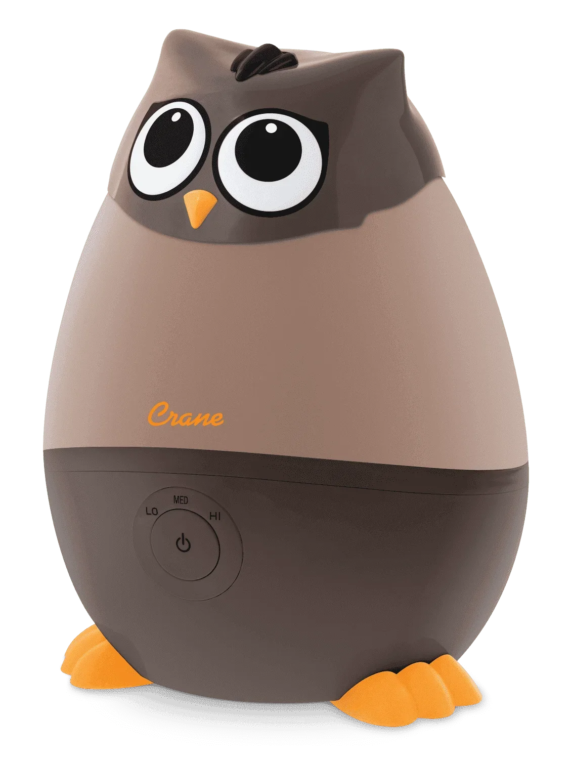 Crane - USA Adorable Humidifier, Mini Owl, Cool Mist Humidifier with Vapor Tray, 0.5 Gal. 4655
