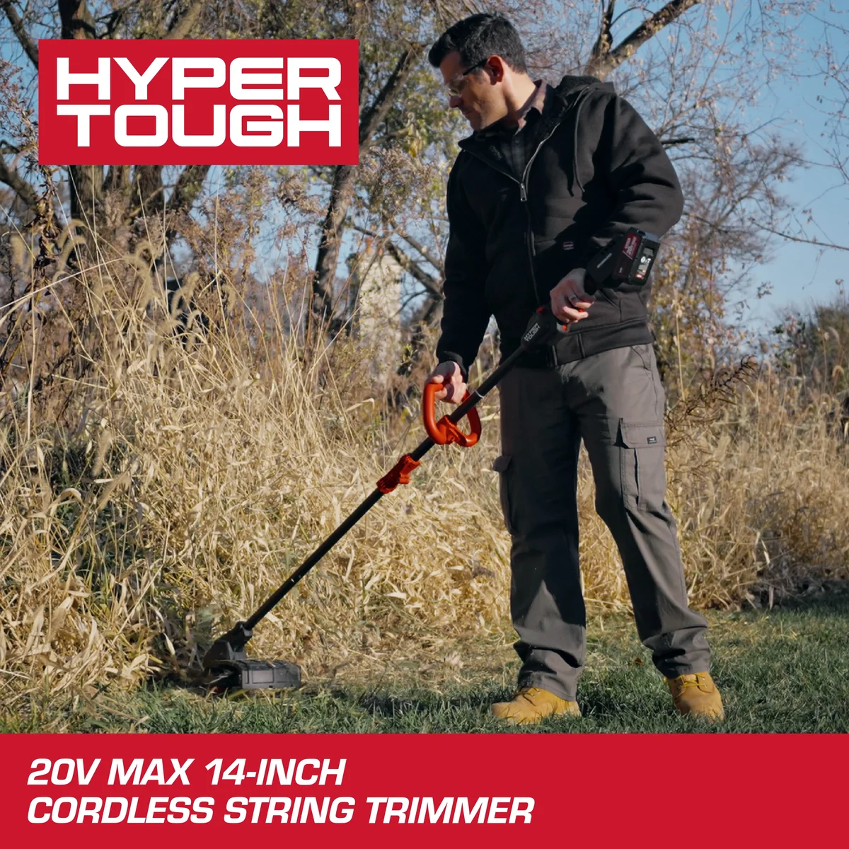 Hyper Tough 20V 14-inch String Trimmer, HY5601050516005 6397