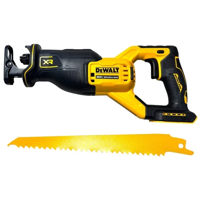 DEWALT 20V MAX XR Brushless Reciprocating Saw (DCS382B) – 1-1/8 in Stroke, Variable Speed, LED Light, Tool Only 4463