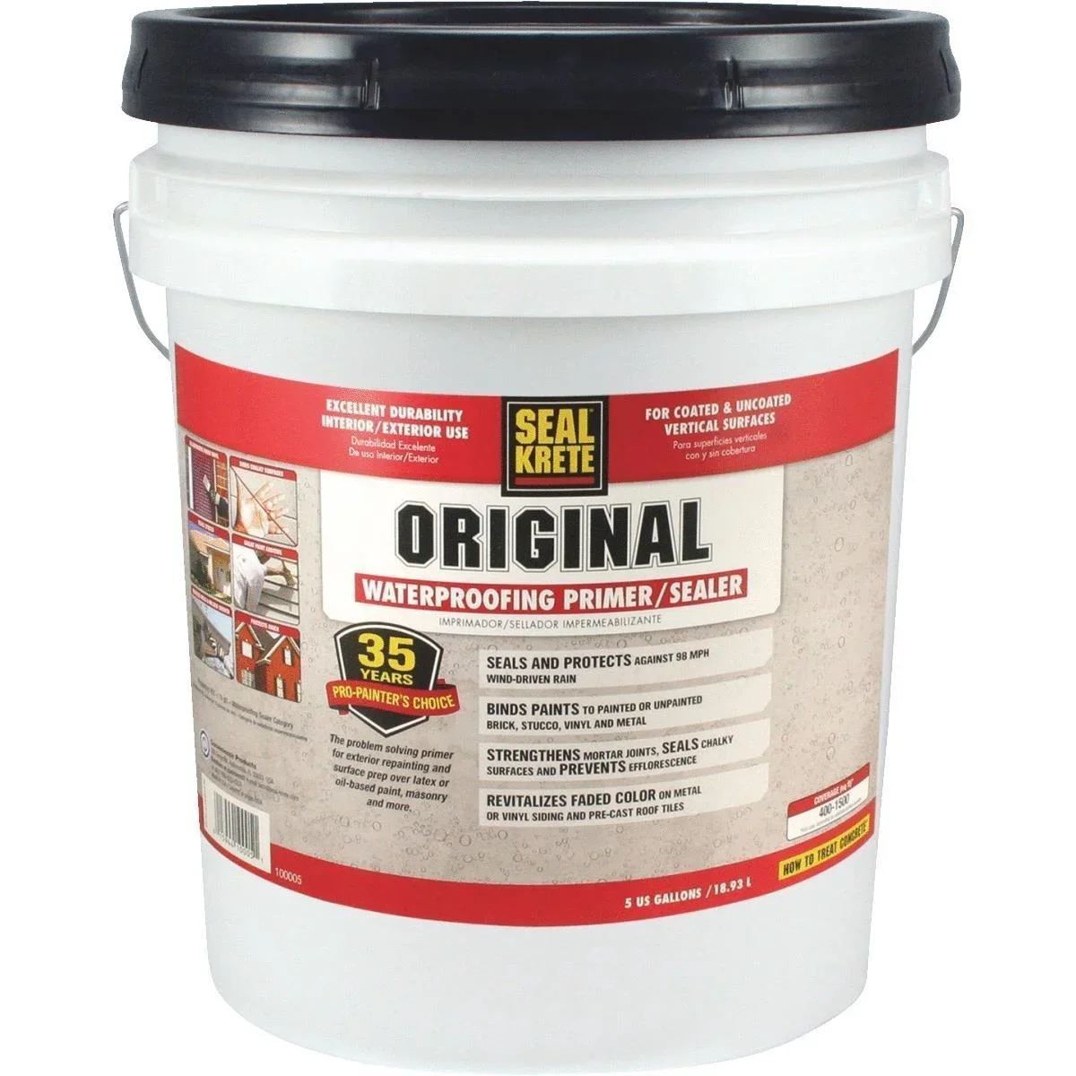 Everdaily Essentials Original Waterproofing Primer/Sealer, 5 Gallon - 100005 4214