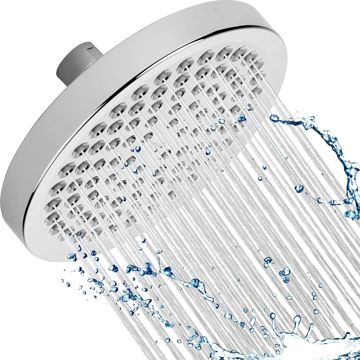 Aqua Elegante High Pressure Rain Shower Head for Low Flow Showers - 2.5 GPM - Polished Chrome 6962